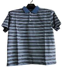 Manufacturers Exporters and Wholesale Suppliers of Mens Striped Polo T Shirt Tirupur Tamil Nadu
